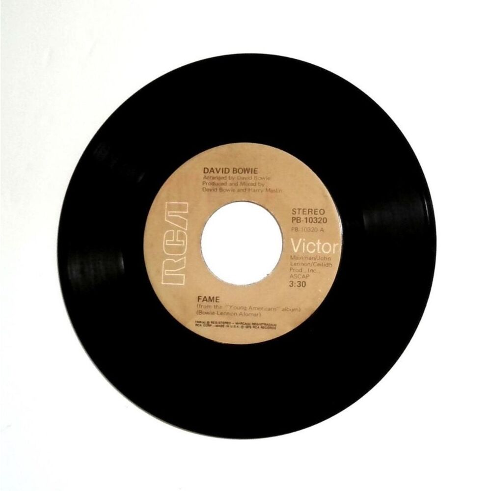 David Bowie – Fame / Right RCA 7" Vinyl Record Tan/Brown Label PB-10320
